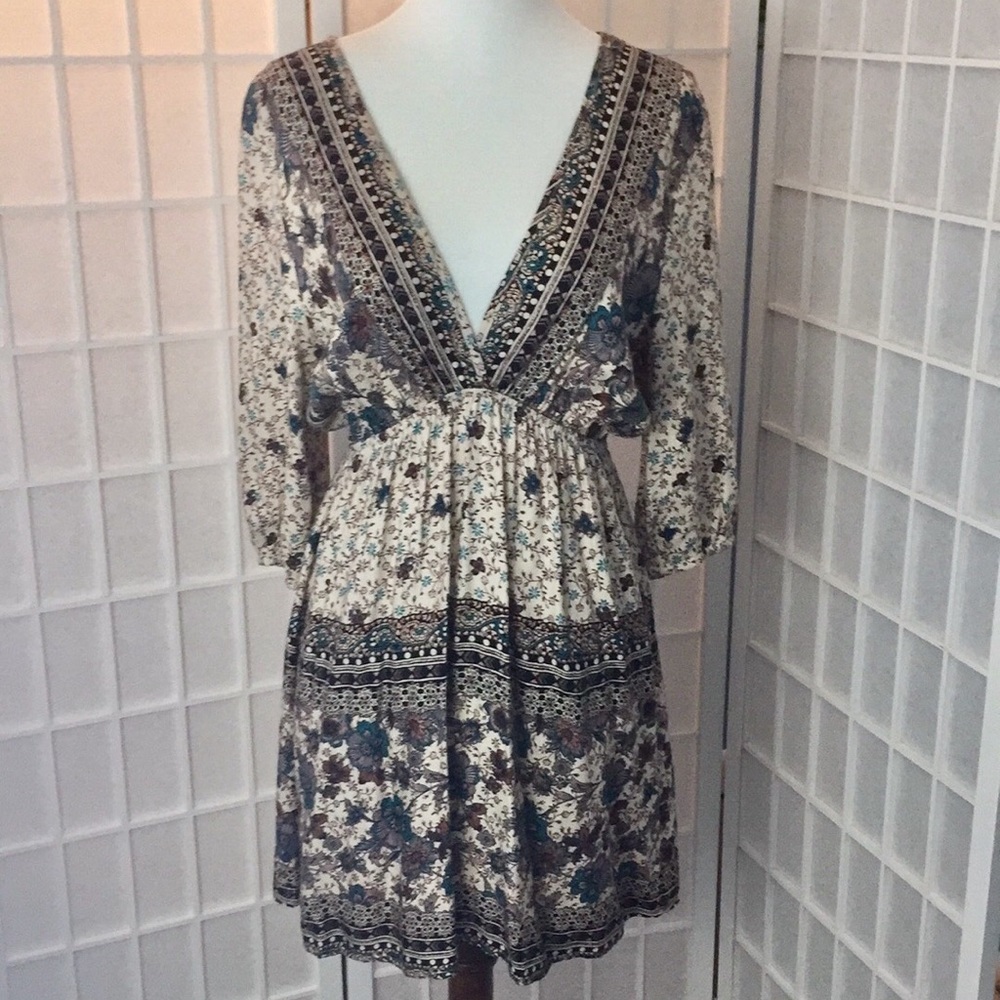 Illa Illa Floral Boho Dress/Tunic (NWT)
